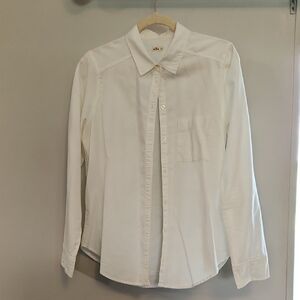 Hollister Men's White Button Down Shirt